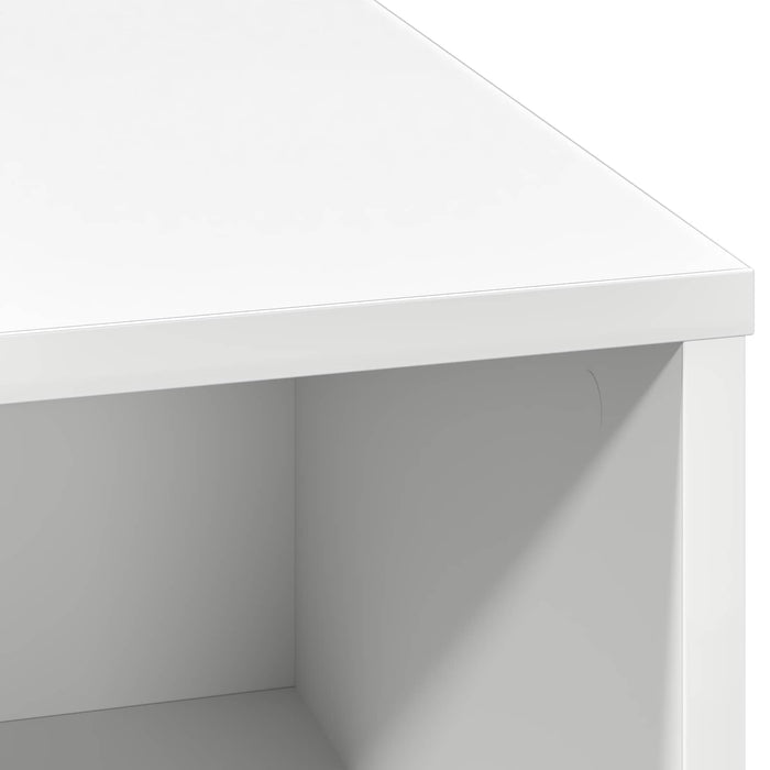 Bufet LED Alb 71 x 34,5 x 75 cm Lemn compozit WALTI
