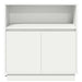 Bufet cu LED Alb 71 x 34.5 x 75 cm Lemn compozit - WALTI WALTI