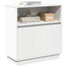 Bufet cu LED Alb 71 x 34.5 x 75 cm Lemn compozit - WALTI WALTI