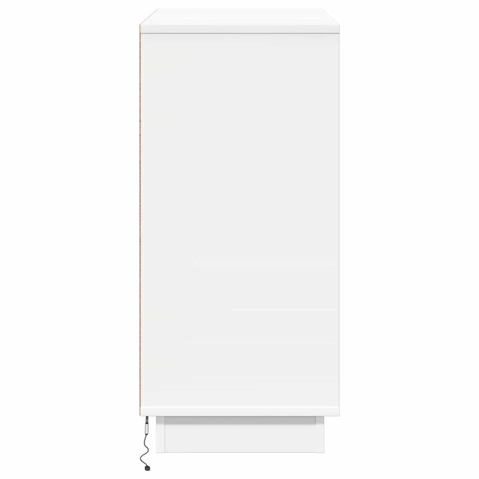 Bufet LED Alb 71 x 34,5 x 75 cm Lemn compozit WALTI