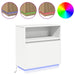 Bufet cu LED Alb 71 x 34.5 x 75 cm Lemn compozit - WALTI WALTI