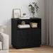 Bufet cu LED Stejar negru 71 x 34.5 x 75 cm Lemn compozit - WALTI WALTI