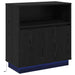 Bufet cu LED Stejar negru 71 x 34.5 x 75 cm Lemn compozit - WALTI WALTI