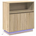 Bufet cu LED Stejar sonoma 71 x 34.5 x 75 cm Lemn compozit - WALTI WALTI