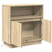 Bufet cu LED Stejar sonoma 71 x 34.5 x 75 cm Lemn compozit - WALTI WALTI