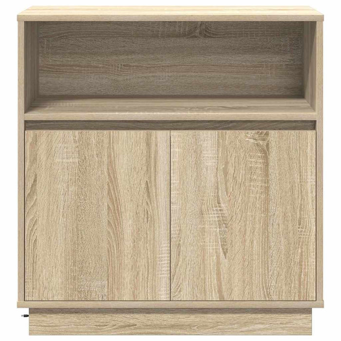 Bufet cu LED Stejar sonoma 71 x 34.5 x 75 cm Lemn compozit - WALTI WALTI