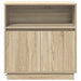 Bufet cu LED Stejar sonoma 71 x 34.5 x 75 cm Lemn compozit - WALTI WALTI