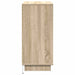 Bufet cu LED Stejar sonoma 71 x 34.5 x 75 cm Lemn compozit - WALTI WALTI