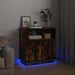 Bufet cu LED Stejar afumat 71 x 34.5 x 75 cm Lemn compozit - WALTI WALTI