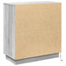 Bufet cu LED sonoma gri 71 x 34.5 x 75 cm Lemn compozit - WALTI WALTI