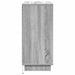 Bufet cu LED sonoma gri 71 x 34.5 x 75 cm Lemn compozit - WALTI WALTI