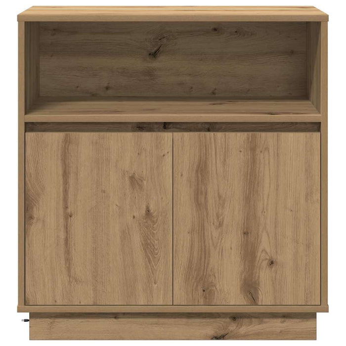 Bufet cu LED stejar artizanal 71 x 34.5 x 75 cm Lemn compozit - WALTI WALTI