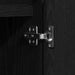 Cabinet TV cu LED Stejar negru 100 x 38 x 49 cm Lemn compozit - WALTI WALTI