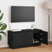 Cabinet TV cu LED Stejar negru 100 x 38 x 49 cm Lemn compozit - WALTI WALTI