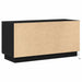 Cabinet TV cu LED Stejar negru 100 x 38 x 49 cm Lemn compozit - WALTI WALTI