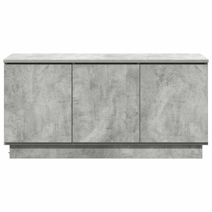 Cabinet TV Gri din beton 100 x 38 x 49 cm Lemn compozit WALTI