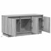 Cabinet TV cu LED sonoma gri 100 x 38 x 49 cm Lemn compozit - WALTI WALTI