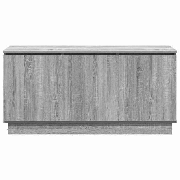 Cabinet TV cu LED sonoma gri 100 x 38 x 49 cm Lemn compozit - WALTI WALTI