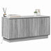 Cabinet TV cu LED sonoma gri 100 x 38 x 49 cm Lemn compozit - WALTI WALTI
