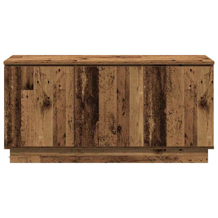 Cabinet TV cu LED Lemn Vechi 100 x 38 x 49 cm Lemn compozit - WALTI WALTI