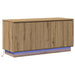 Cabinet TV cu LED stejar artizanal 100 x 38 x 49 cm - WALTI WALTI