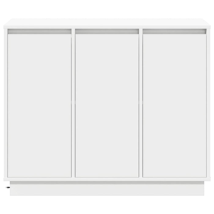 Bufet LED Alb 90 x 32 x 75 cm Lemn compozit WALTI