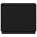 Bufet LED cu raft Stejar Negru 90 x 32 x 75 cm Lemn compozit - WALTI WALTI
