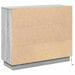Bufet LED cu raft Gri Sonoma 90 x 32 x 75 cm Lemn compozit - WALTI WALTI