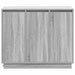 Bufet LED cu raft Gri Sonoma 90 x 32 x 75 cm Lemn compozit - WALTI WALTI