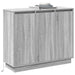 Bufet LED cu raft Gri Sonoma 90 x 32 x 75 cm Lemn compozit - WALTI WALTI