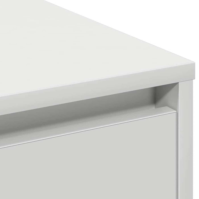 Bufet cu lumini cu bandă LED Alb 90 x 32 x 75 cm Lemn compozit - WALTI WALTI