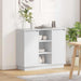 Bufet cu lumini cu bandă LED Alb 90 x 32 x 75 cm Lemn compozit - WALTI WALTI