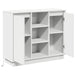 Bufet cu lumini cu bandă LED Alb 90 x 32 x 75 cm Lemn compozit - WALTI WALTI