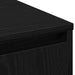 Bufet cu raft cu ușă Stejar Negru 90 x 32 x 75 cm Lemn compozit - WALTI WALTI