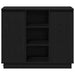 Bufet cu raft cu ușă Stejar Negru 90 x 32 x 75 cm Lemn compozit - WALTI WALTI