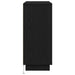 Bufet cu raft cu ușă Stejar Negru 90 x 32 x 75 cm Lemn compozit - WALTI WALTI