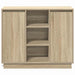 Bufet cu raft Stejar Sonoma 90 x 32 x 75 cm Lemn compozit - WALTI WALTI