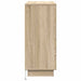 Bufet cu raft Stejar Sonoma 90 x 32 x 75 cm Lemn compozit - WALTI WALTI