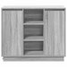 Bufet cu raft cu ușă Gri Sonoma 90 x 32 x 75 cm Lemn compozit - WALTI WALTI