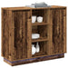Bufet cu raft cu ușă Lemn Vechi 90 x 32 x 75 cm Lemn compozit - WALTI WALTI