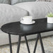 Masă de Cafea Stejar Negru 80 x 40 x 40.5 cm - WALTI WALTI