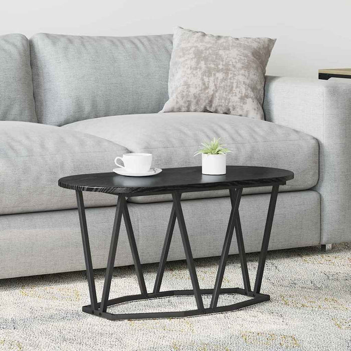 Masă de Cafea Stejar Negru 80 x 40 x 40.5 cm - WALTI WALTI