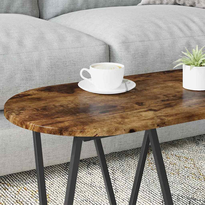 Masă de Cafea Stejar fumuriu 80 x 40 x 40.5 cm - WALTI WALTI