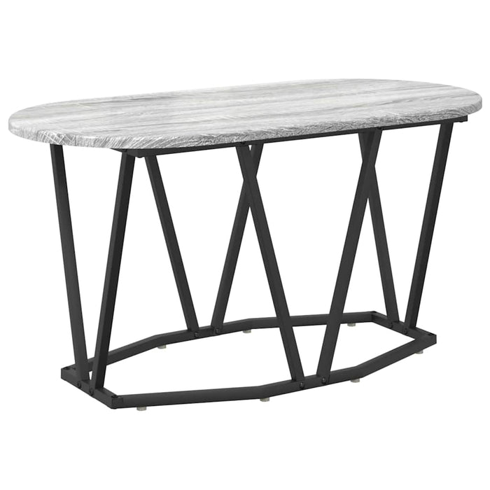 Masă de Cafea Gri 80 x 40 x 40.5 cm Lemn aranjat și metal - WALTI WALTI