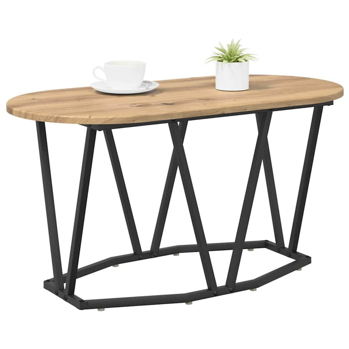 Masă de Cafea stejar artizanal 80 x 40 x 40.5 cm - WALTI WALTI
