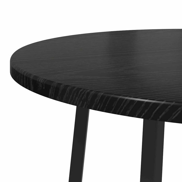 Set măsuțe laterale cu raft 2 pcs Stejar negru 50 x 50 x 51 cm - WALTI WALTI
