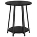 Set măsuțe laterale cu raft 2 pcs Stejar negru 50 x 50 x 51 cm - WALTI WALTI