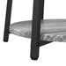 Set măsuțe laterale 2 pcs Gri sonoma și Negru 50 x 50 x 51 cm - WALTI WALTI