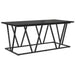 Masă de cafea Stejar negru 100 x 50 x 40 cm - WALTI WALTI