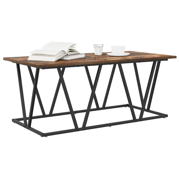 Masă de cafea Stejar afumat 100 x 50 x 40 cm - WALTI WALTI